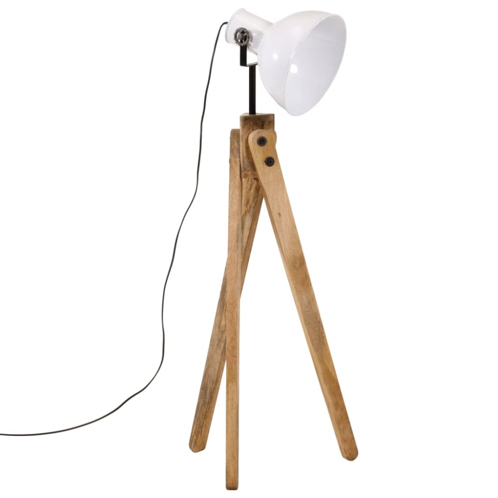 vidaXL Lampă de podea 25 W, alb, 45x45x120 cm, E27