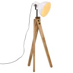 vidaXL Lampă de podea 25 W, alb, 45x45x120 cm, E27 vidaXL Lampă de podea 25 W, alb, 45x45x120 cm, E27