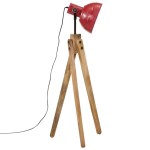 vidaXL Lampă de podea, 25 W, roșu uzat, 45x45x120 cm, E27 vidaXL Lampă de podea, 25 W, roșu uzat, 45x45x120 cm, E27
