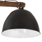 vidaXL Lampă de tavan 25 W, negru, 105x30x65-108 cm, E27 vidaXL Lampă de tavan 25 W, negru, 105x30x65-108 cm, E27