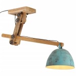 vidaXL Lampă de tavan 25 W, albastru uzat, 105x30x65-108 cm, E27 vidaXL Lampă de tavan 25 W, albastru uzat, 105x30x65-108 cm, E27