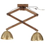 vidaXL Lampă de tavan 25 W, alamă antichizată, 29x18x85 cm, E27 vidaXL Lampă de tavan 25 W, alamă antichizată, 29x18x85 cm, E27
