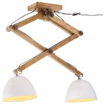 vidaXL Lampă de tavan, 25 W, alb, 29x18x85 cm, E27 vidaXL Lampă de tavan, 25 W, alb, 29x18x85 cm, E27