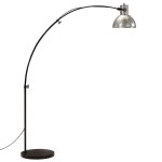 vidaXL Lampă de podea 25 W, argintiu vintage, 150 cm, E27 vidaXL Lampă de podea 25 W, argintiu vintage, 150 cm, E27