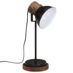 vidaXL Lampă de birou 25 W, negru, 17x17x50 cm, E27 vidaXL Lampă de birou 25 W, negru, 17x17x50 cm, E27