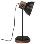 vidaXL Lampă de birou 25 W, negru, 17x17x50 cm, E27 vidaXL Lampă de birou 25 W, negru, 17x17x50 cm, E27