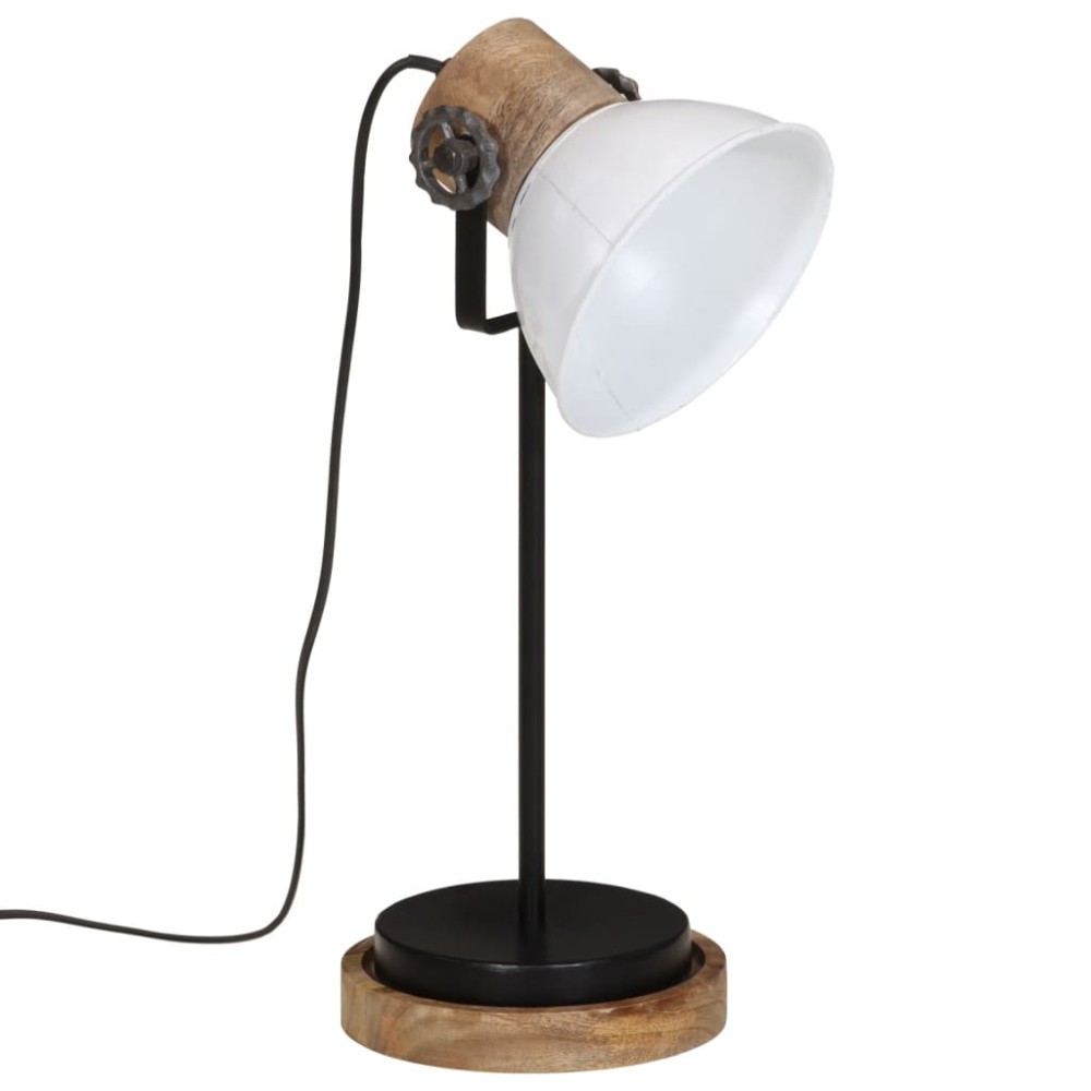 vidaXL Lampă de birou 25 W, alb, 17x17x50 cm, E27