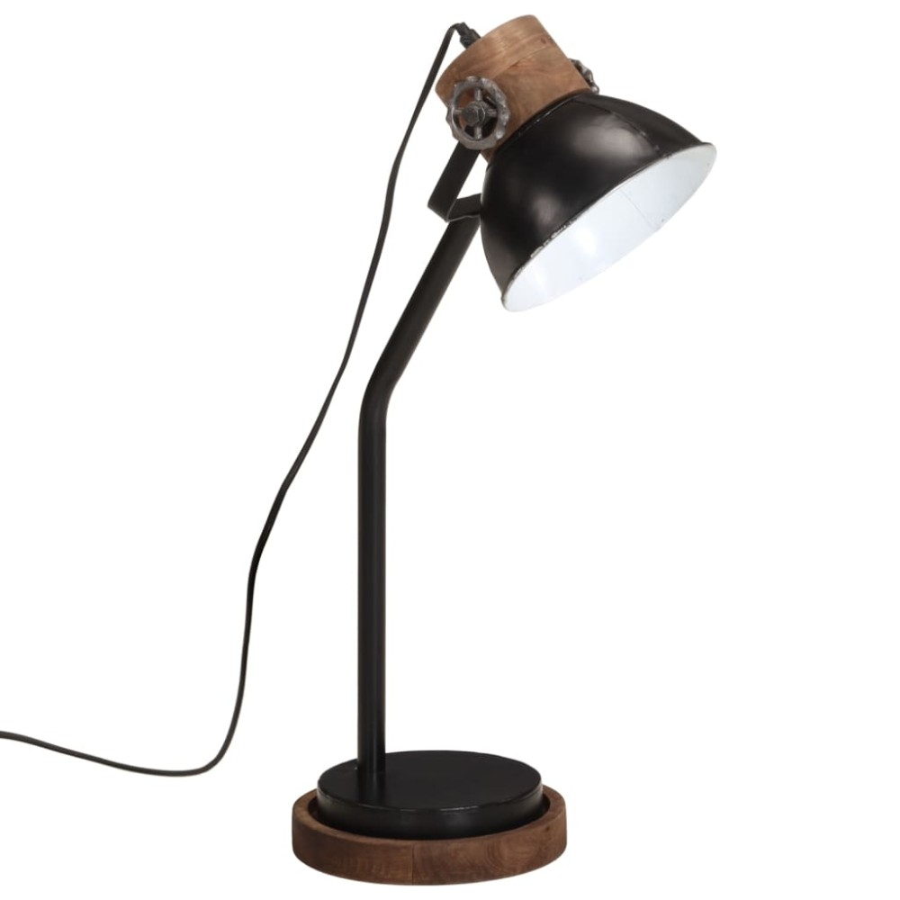 vidaXL Lampă de birou 25 W, negru, 18x18x60 cm, E27