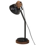 vidaXL Lampă de birou 25 W, negru, 18x18x60 cm, E27 vidaXL Lampă de birou 25 W, negru, 18x18x60 cm, E27