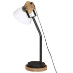 vidaXL Lampă de birou 25 W, alb, 18x18x60 cm, E27 vidaXL Lampă de birou 25 W, alb, 18x18x60 cm, E27
