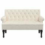 vidaXL Bancă cu spătar, 120x62x75,5 cm, in