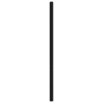vidaXL Tăblie de pat metalică, negru, 90 cm