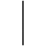 vidaXL Tăblie de pat metalică, negru, 107 cm vidaXL Tăblie de pat metalică, negru, 107 cm