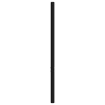 vidaXL Tăblie de pat metalică, negru, 140 cm