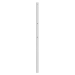 vidaXL Tăblie de pat metalică, alb, 100 cm