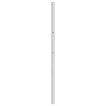 vidaXL Tăblie de pat metalică, alb, 120 cm