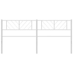 vidaXL Tăblie de pat metalică, alb, 200 cm vidaXL Tăblie de pat metalică, alb, 200 cm