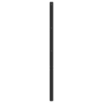 vidaXL Tăblie de pat metalică, negru, 160 cm