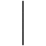vidaXL Tăblie de pat metalică, negru, 180 cm