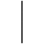 vidaXL Tăblie de pat metalică, negru, 193 cm