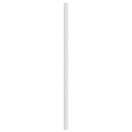 vidaXL Tăblie de pat metalică, alb, 100 cm
