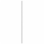 vidaXL Tăblie de pat metalică, alb, 120 cm