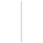 vidaXL Tăblie de pat metalică, alb, 150 cm