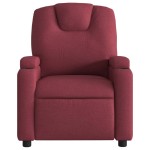 vidaXL Fotoliu rabatabil, roșu vin, material textil vidaXL Fotoliu rabatabil, roșu vin, material textil