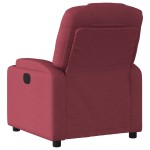 vidaXL Fotoliu rabatabil, roșu vin, material textil vidaXL Fotoliu rabatabil, roșu vin, material textil
