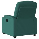 vidaXL Fotoliu rabatabil, verde închis, material textil vidaXL Fotoliu rabatabil, verde închis, material textil