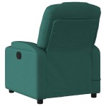 vidaXL Fotoliu de masaj rabatabil, verde închis, material textil vidaXL Fotoliu de masaj rabatabil, verde închis, material textil