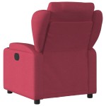 vidaXL Fotoliu rabatabil, roșu vin, material textil vidaXL Fotoliu rabatabil, roșu vin, material textil