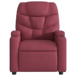 vidaXL Fotoliu rabatabil, roșu vin, material textil vidaXL Fotoliu rabatabil, roșu vin, material textil