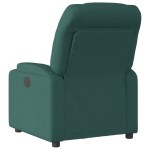 vidaXL Fotoliu rabatabil, verde închis, material textil vidaXL Fotoliu rabatabil, verde închis, material textil