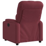 vidaXL Fotoliu rabatabil, roșu vin, material textil vidaXL Fotoliu rabatabil, roșu vin, material textil