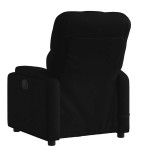 vidaXL Fotoliu de masaj rabatabil, negru, material textil vidaXL Fotoliu de masaj rabatabil, negru, material textil