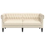 vidaXL Fotoliu canapea Chesterfield cu 2 locuri, in