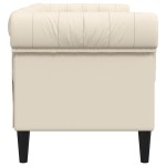 vidaXL Fotoliu canapea Chesterfield cu 2 locuri, in
