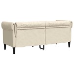 vidaXL Fotoliu canapea Chesterfield cu 2 locuri, in