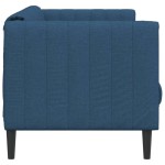 vidaXL Canapea cu 2 locuri, albastru, material textil vidaXL Canapea cu 2 locuri, albastru, material textil