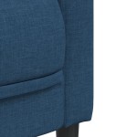 vidaXL Canapea cu 2 locuri, albastru, material textil vidaXL Canapea cu 2 locuri, albastru, material textil