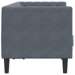 vidaXL Canapea Chesterfield cu pernuțe/2 locuri, verde închis, catifea vidaXL Canapea Chesterfield cu pernuțe/2 locuri, verde închis, catifea