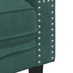 vidaXL Canapea Chesterfield cu pernuțe/2 locuri, verde închis, catifea vidaXL Canapea Chesterfield cu pernuțe/2 locuri, verde închis, catifea