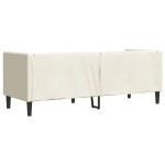 vidaXL Canapea Chesterfield cu pernuțe/3 locuri, crem, catifea vidaXL Canapea Chesterfield cu pernuțe/3 locuri, crem, catifea