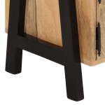 vidaXL Comodă TV, 110 x 35 x 40 cm, lemn masiv de mango vidaXL Comodă TV, 110 x 35 x 40 cm, lemn masiv de mango