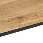 vidaXL Masă consolă, 90x30x75 cm, lemn de mango nefinisat și fier vidaXL Masă consolă, 90x30x75 cm, lemn de mango nefinisat și fier
