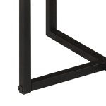 vidaXL Măsuță de cafea, 55x55x45 cm, lemn masiv de acacia și fier vidaXL Măsuță de cafea, 55x55x45 cm, lemn masiv de acacia și fier