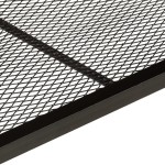 vidaXL Bancă de pantofi, 110x35x45 cm, lemn masiv de acacia și fier