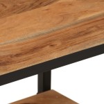 vidaXL Raft de perete, 40x30x50 cm, lemn masiv de acacia și fier vidaXL Raft de perete, 40x30x50 cm, lemn masiv de acacia și fier