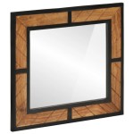 vidaXL Oglindă de baie, 60x1x55 cm, lemn masiv de acacia vidaXL Oglindă de baie, 60x1x55 cm, lemn masiv de acacia